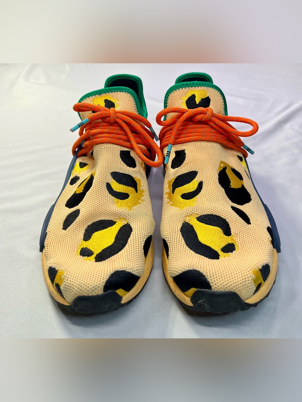 Pharrell X Adidas NMD Human Race Animal Print Cheetah Running Shoes Sneakers 8 - Picture 9 of 15
